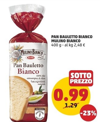 Offerta per Mulino Bianco Pan Bauletto Bianco a 0,99€ in PENNY