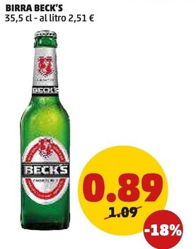 Offerta per Becks Birra a 0,89€ in PENNY