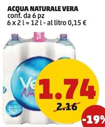 Offerta per Vera Acqua Naturale a 1,74€ in PENNY