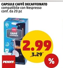 Offerta per Capsule Caffè Decaffeinato a 2,99€ in PENNY