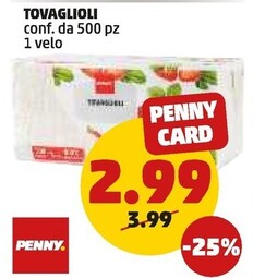 Offerta per Penny Tovaglioli a 2,99€ in PENNY