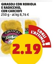 Offerta per Girasoli Con Robiola E Radicchio a 2,19€ in PENNY