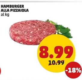 Offerta per Hamburger Alla Pizzaiola a 8,99€ in PENNY