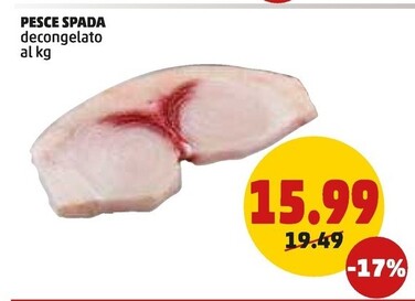 Offerta per Pesce Spada a 15,99€ in PENNY