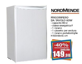 Offerta per Nordmende Frigorifero Da Tavolo 60w a 149,9€ in Happy Casa Store