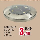 Offerta per Lampada Solare 4 Led a 3,49€ in Happy Casa Store