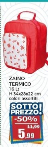 Offerta per Zaino Termico a 5,99€ in Happy Casa Store