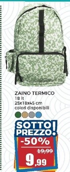 Offerta per Zaino Termico a 9,99€ in Happy Casa Store