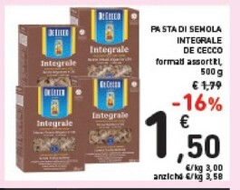 Offerta per De Cecco Pasta Di Semola a 1,5€ in Spazio Conad