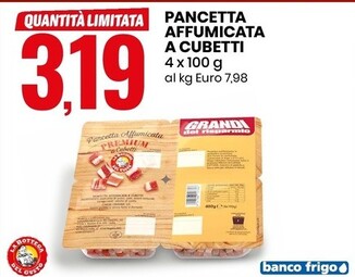 Offerta per La Bottega del Gusto Pancetta Affumicata A Cubetti a 3,19€ in Eurospin