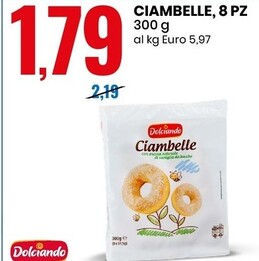 Offerta per Dolciando Ciambelle, 8 Pz a 1,79€ in Eurospin