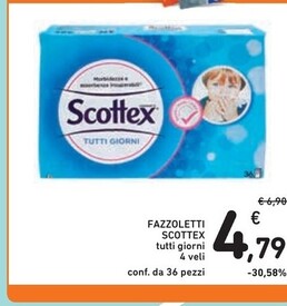 Offerta per Scottex Fazzoletti a 4,79€ in Spazio Conad