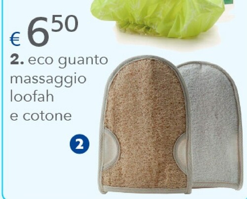 Offerta per Eco Guanto Massaggio Loofah E Cotone a 6,5€ in Acqua & Sapone
