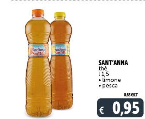 Offerta per Sant'anna Thè Limone a 0,95€ in Decò
