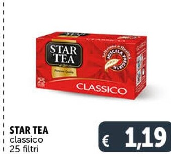 Offerta per Star tea Classico 25 Filtri a 1,19€ in Decò