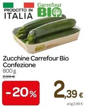 Offerta per Carrefour Zucchine Bio a 2,39€ in Carrefour Express