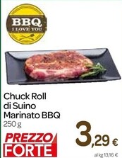 Offerta per Chuck Roll Di Suino Marinato Bbq a 3,29€ in Carrefour Express