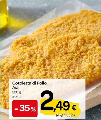 Offerta per Aia Cotoletta Di Pollo a 2,49€ in Carrefour Express