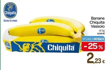 Offerta per Chiquita Banane a 2,23€ in Carrefour Express