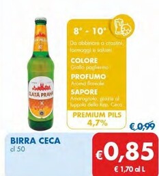 Offerta per Zlata Praha - Birra Ceca a 0,85€ in MD