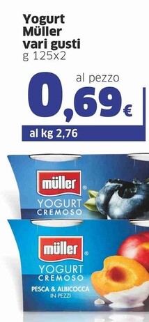 Offerta per Muller Yogurt a 0,69€ in Sigma