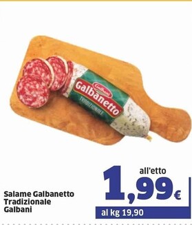 Offerta per Galbani Salame Galbanetto Tradizionale a 1,99€ in Sigma