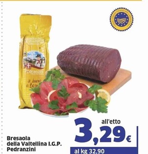 Offerta per Pedranzini - Bresaola Della Valtellina I.g.p. a 3,29€ in Sigma
