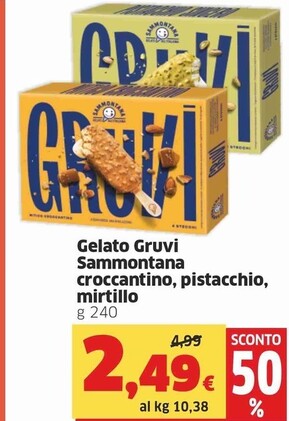 Offerta per Sammontana Gelato Gruvi Croccantino a 2,49€ in Sigma