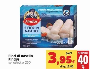 Offerta per Findus Fiori Di Nasello a 3,95€ in Sigma