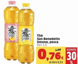 Offerta per San Benedetto The Limone a 0,76€ in Sigma