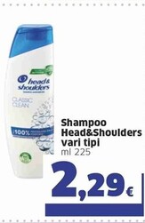Offerta per Head & Shoulders Shampoo a 2,29€ in Sigma