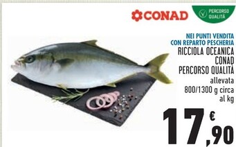 Offerta per Conad Ricciola Oceanica a 17,9€ in Conad