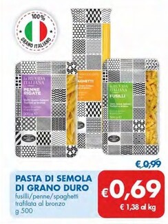 Offerta per Pasta Di Semola Di Grano Duro a 0,69€ in MD