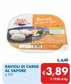 Offerta per Asia Mia Ravioli Di Carne Al Vapore a 3,89€ in MD