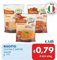 Offerta per Cucina e Sapori Risotto a 0,79€ in MD