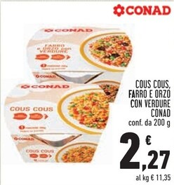 Offerta per Conad Cous Cous a 2,27€ in Conad City