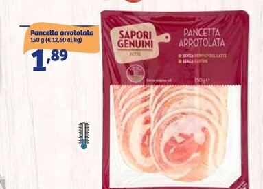 Offerta per Sapori genuini Pancetta Arrotolata a 1,89€ in IN'S