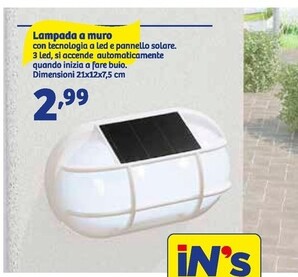 Offerta per Lampada A Muro a 2,99€ in IN'S
