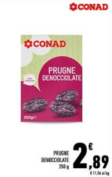 Offerta per Conad Prugne Denocciolate a 2,89€ in Conad City