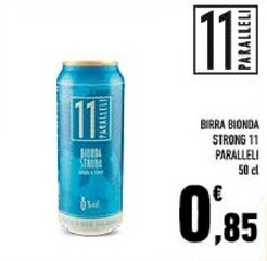 Offerta per 11 Paralleli Birra Bionda Strong a 0,85€ in Conad City