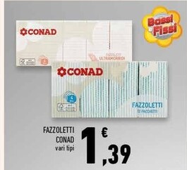 Offerta per Conad Fazzoletti a 1,39€ in Conad Superstore