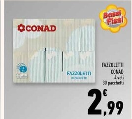 Offerta per Conad Fazzoletti a 2,99€ in Conad Superstore