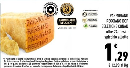 Offerta per Conad Parmigiano Reggiano Dop a 1,29€ in Margherita Conad
