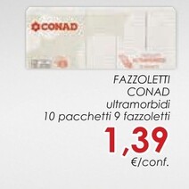 Offerta per Conad Fazzoletti a 1,39€ in Conad Superstore