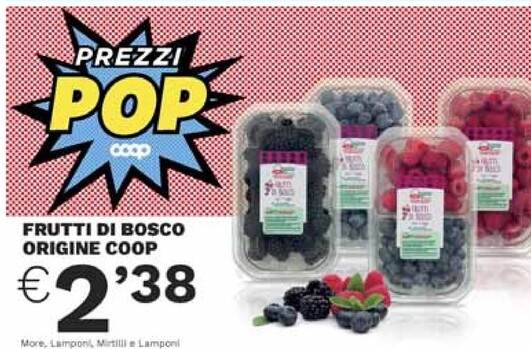Offerta per Coop Origine Frutti Di Bosco a 2,38€ in Ipercoop