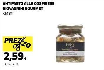 Offerta per Giovagnini - Gourmet Antipasto Alla Cospaiese a 2,59€ in Ipercoop