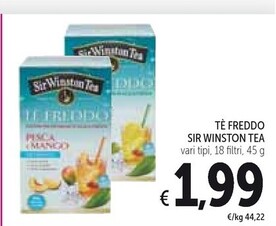 Offerta per Sir winston tea The a 1,99€ in Spazio Conad