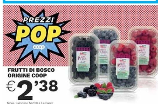 Offerta per Coop Frutti Di Bosco Origine a 2,38€ in Coop