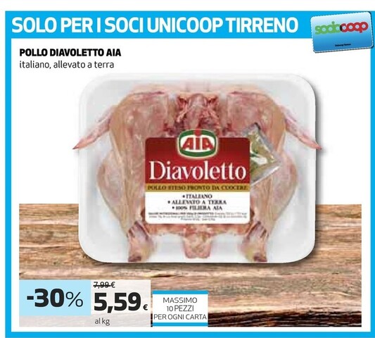 Offerta per Aia Pollo Diavoletto a 5,59€ in Coop