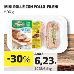 Offerta per Fileni Mini Rolle Con Pollo a 6,23€ in Coop